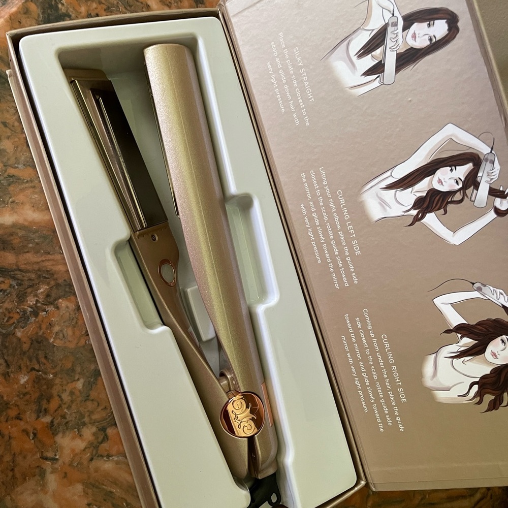 Tyme curling or straightening iron